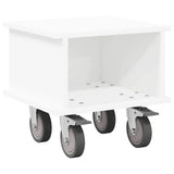 TV Stand White 37 x 35 x 35 cm Engineered Wood 891048