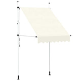 Manual Retractable Awning 150 cm Cream 143693