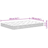 Foam Mattress Medium Soft 100x200 cm 373033