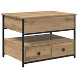 Coffee Table Artisan Oak 70 x 50 x 54.5 cm Engineered Wood 883049