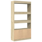 Highboard Sonoma Oak 92x33x180 cm Engineered Wood 3309620