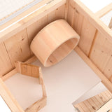Hamster Cage 81x40x60 cm Solid Wood Fir 172384