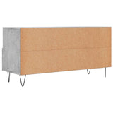 TV Cabinet Concrete Grey 102x36x50 cm Engineered Wood 829032
