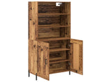 Highboard Old Wood 69.5 x 32.5 x 180 cm Engineered Wood 3415829