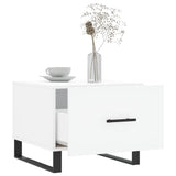 Coffee Tables 2 pcs White 50x50x40 cm Engineered Wood 829445
