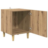 Bedside Cabinet Wall-mounted 2 pcs Artisan Oak 40 x 40 x 50 cm 880604