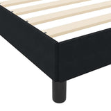 Box Spring Bed with Mattress Black 120 x 210 cm Fabric 3398739