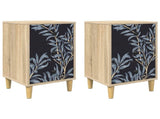 Bedside Cabinet DOKKUM 2 pcs Sonoma Oak 36 x 33 x 60 cm 8007286