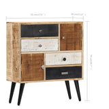 Sideboard 70x30x78 cm Solid Mango Wood 282879