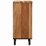 Sideboard with Shelf Brown 40 x 33 x 75 cm Solid Mango Wood 4017780