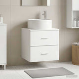 Wall-Mounted Sink Vanity White 49.5 x 44.5 x 65.5 cm 890318