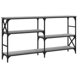 Console Table Grey Sonoma 150x29x76.5 cm Engineered Wood 835472