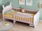 Wooden bed, Rabbit-Shaped Bed Frame, 3ft single bed 90190cm, Storage bed, Sturdy bed slats,With a N604P499973P