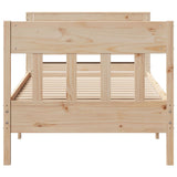 Bed Frame without Mattress 75x190 cm Small Single Solid Wood Pine 3306288