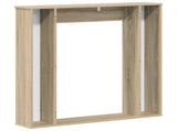 Fireplace Surround Sonoma 100 x 20 x 100 cm Engineered Wood 8006617
