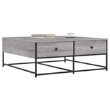 Coffee Table Grey Sonoma 100x99x40 cm Engineered Wood 835297