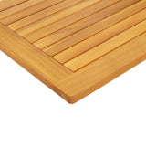 Table Top Oil Natural 100 x 50 x 2 cm Solid Acacia Wood 4108095