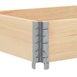 Pallet Collar 150x50 cm Solid Wood Pine 4010293