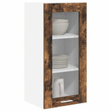 Hanging Cabinet Smoked Oak 40 x 31 x 80 cm Engineered Wood 884306
