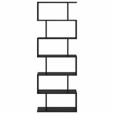 Book Cabinet Black Oak 70 x 24 x 193.5 cm Engineered Wood 869253