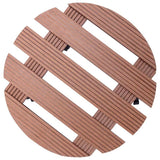 Plant Trolleys 4 pcs Brown 30x7,5 cm WPC 3143925