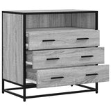 Drawer Cabinet Grey Sonoma 70x41x70 cm Engineered Wood 849087
