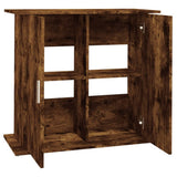 Aquarium Stand Smoked Oak 81x36x73 cm Engineered Wood 833604
