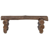 Bench Natural 110 x 30 x 34 cm Solid Teak Wood 42012361
