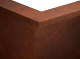 Retaining Wall 50 x 50 x 50 cm Weathering Steel Rusty 8015197