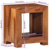 Side Table 37x29x40 cm Solid Wood Acacia 4102377
