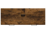 Bathroom Sink Cabinet HAARLEM Smoked Oak 82 x 41x 58.5 cm 896800