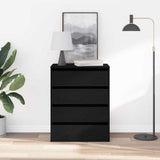 Drawer Cabinet Black 60 x 41 x 76 cm Engineered Wood 868922