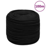 Work Rope Black 10 mm 100 m Polyester 152824