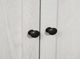 Bathroom Floor Cabinet, Freestanding Storage Cupboard with Drawer, Double Door Cabinet and T3398P344555