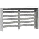 Radiator Cover Concrete Grey 149x20x82 cm Engineered Wood 852702