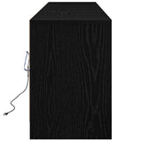 TV Units 2 pcs Black Oak 180 x 34 x 50 cm Engineered Wood 3385630