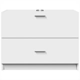 Sink Cabinet White 78x37x59 cm Engineered Wood 848115