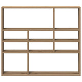 Wall Shelf Artisan Oak 90x16x78 cm Engineered Wood 856070