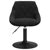 Swivel Dining Chairs 2 pcs Black Velvet 335324
