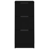 Sideboard Black 30x30x70 cm Engineered Wood 811153