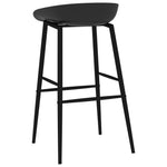ZNTS 5 Piece Bar Set Black 3057465