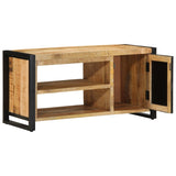 Shoe Bench Brown 100 x 40 x 50 cm Solid Mango wood 4013601