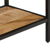 Console Table 100x35x70 cm Solid Rough Wood Mango 374073
