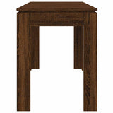 Dining Table Brown Oak 120x60x76 cm Engineered Wood 815389