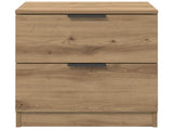 Bedside Cabinet with Drawer 2 pcs Artisan Oak 45 x 39 x 50cm 880508