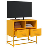 TV Cabinet Mustard Yellow 68x39x60.5 cm Steel 846551