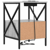 Bedside Cabinet 2 pcs Grey Sonoma 41.5 x 40.5 x 55 cm 859557