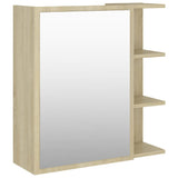 Bathroom Mirror Cabinet Sonoma Oak 62.5x20.5x64 cm Engineered Wood 803311