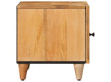 Bedside Cabinet Natural 40 x 33.5 x 46 cm Solid Mango Wood 4018256