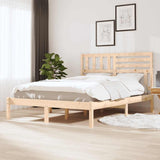 Bed Frame without Mattress 120x190 cm Small Double Solid Wood Pine 3100993